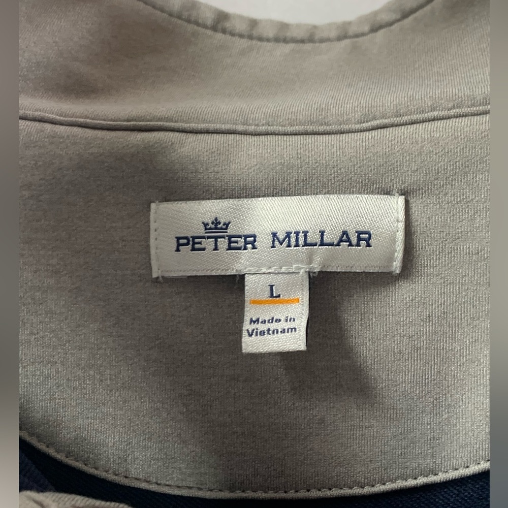 Peter Millar Navy Quarter-Zip Pullover - Picture 10 of 15